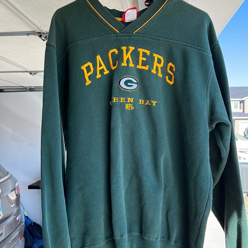 NFL Green Bay Packers pull over sweatshirt size medium